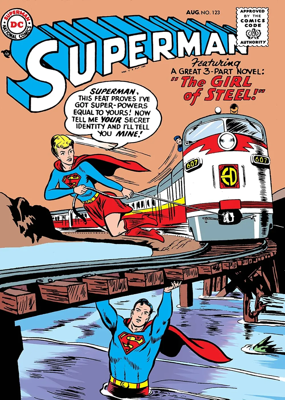 Cover of Superman #123