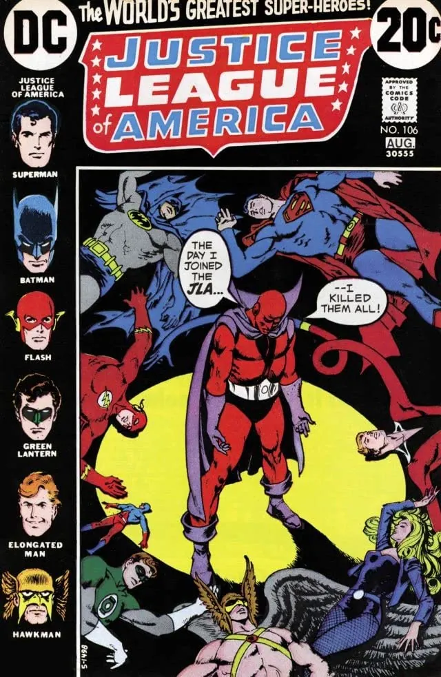 Cover of Justice League of America #106
