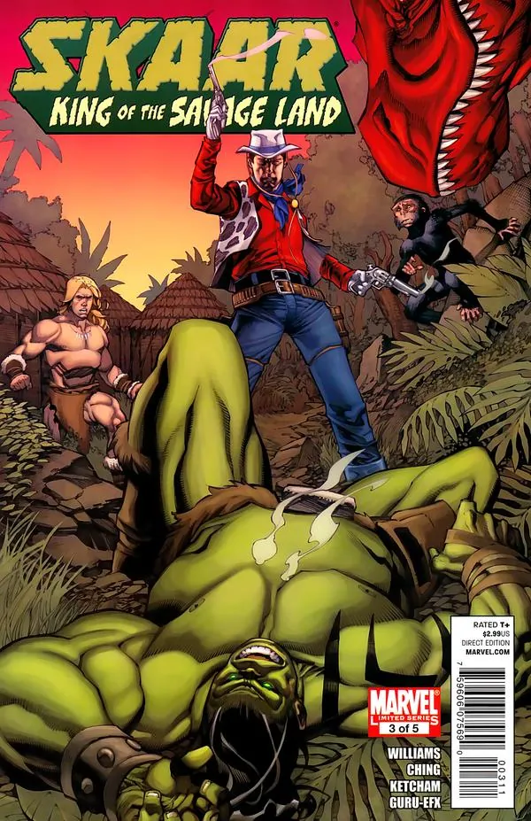 Cover of Skaar: King of the Savage Land #3