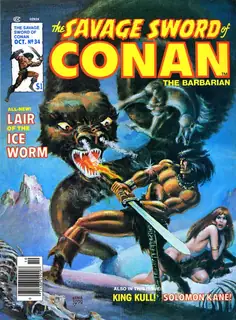 Cover of The Savage Sword of Conan #34