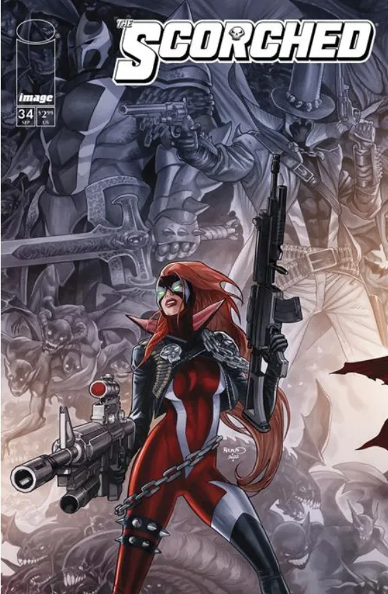 Cover of The Scorched #34