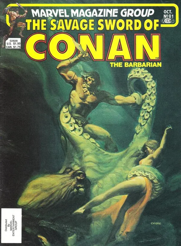 Cover of The Savage Sword of Conan #81