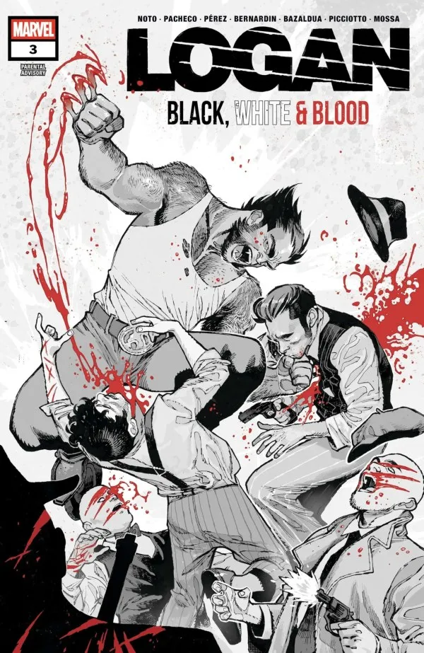 Cover of Logan: Black, White & Blood #3