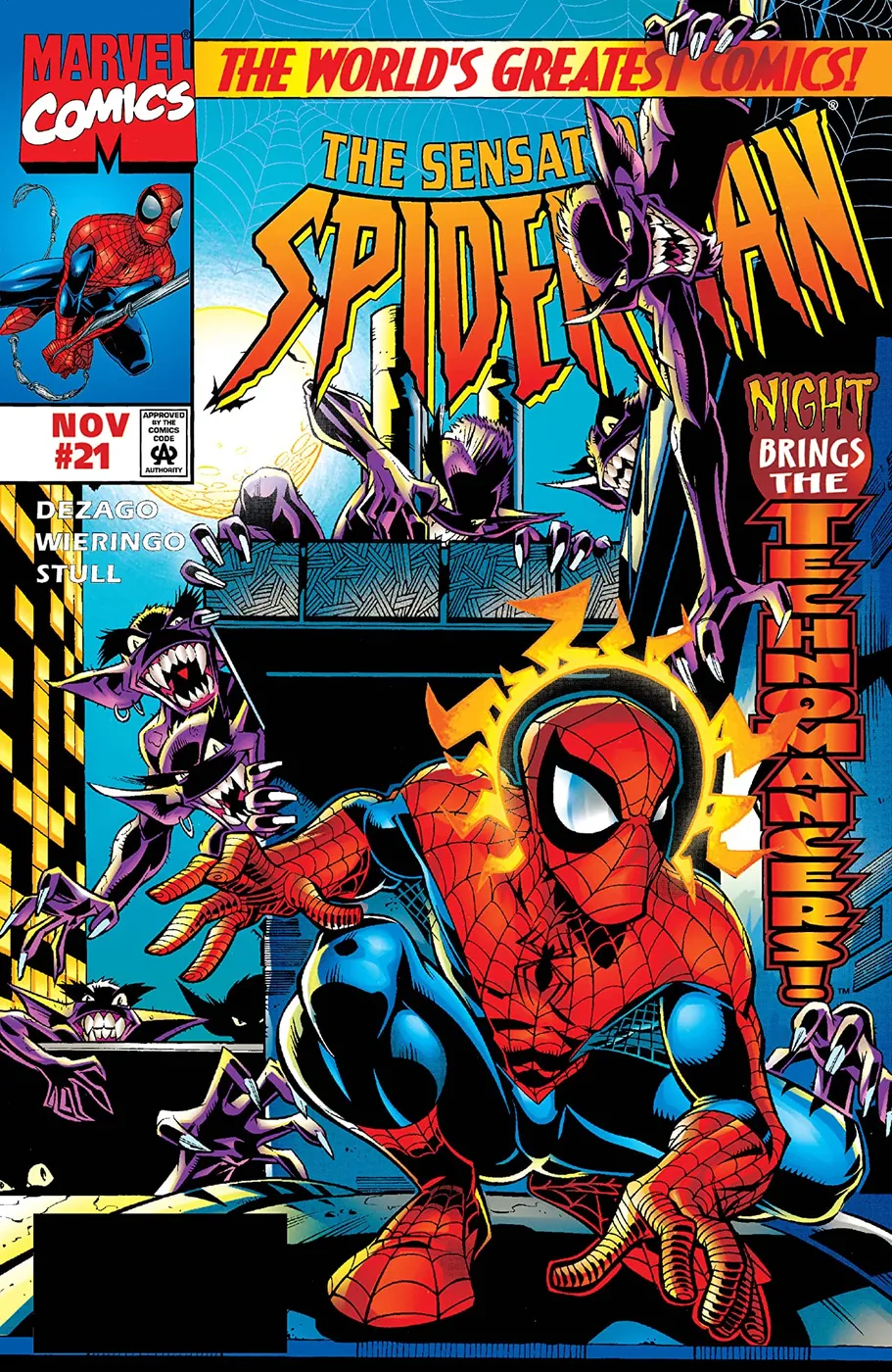 Cover of The Sensational Spider-Man #21