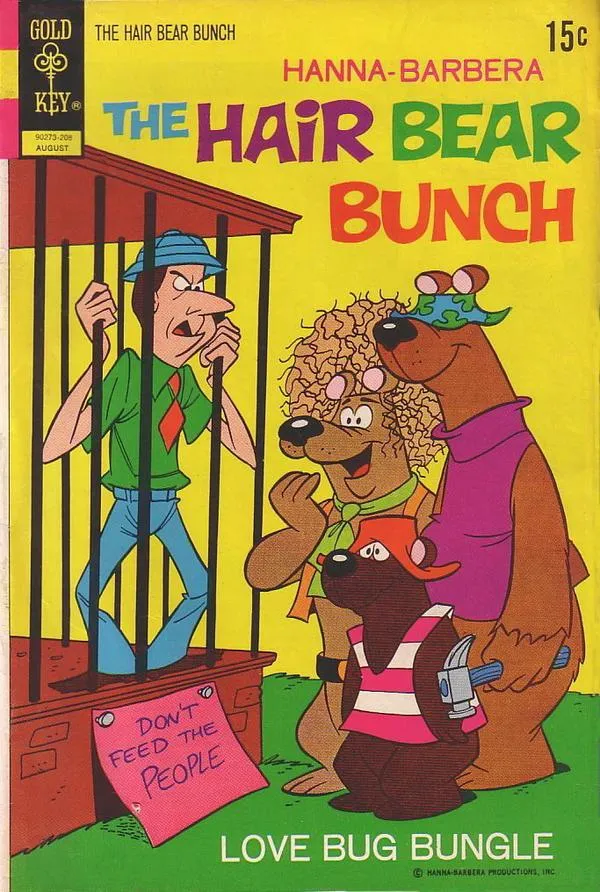 Cover of Hanna-Barbera the Hair Bear Bunch #3