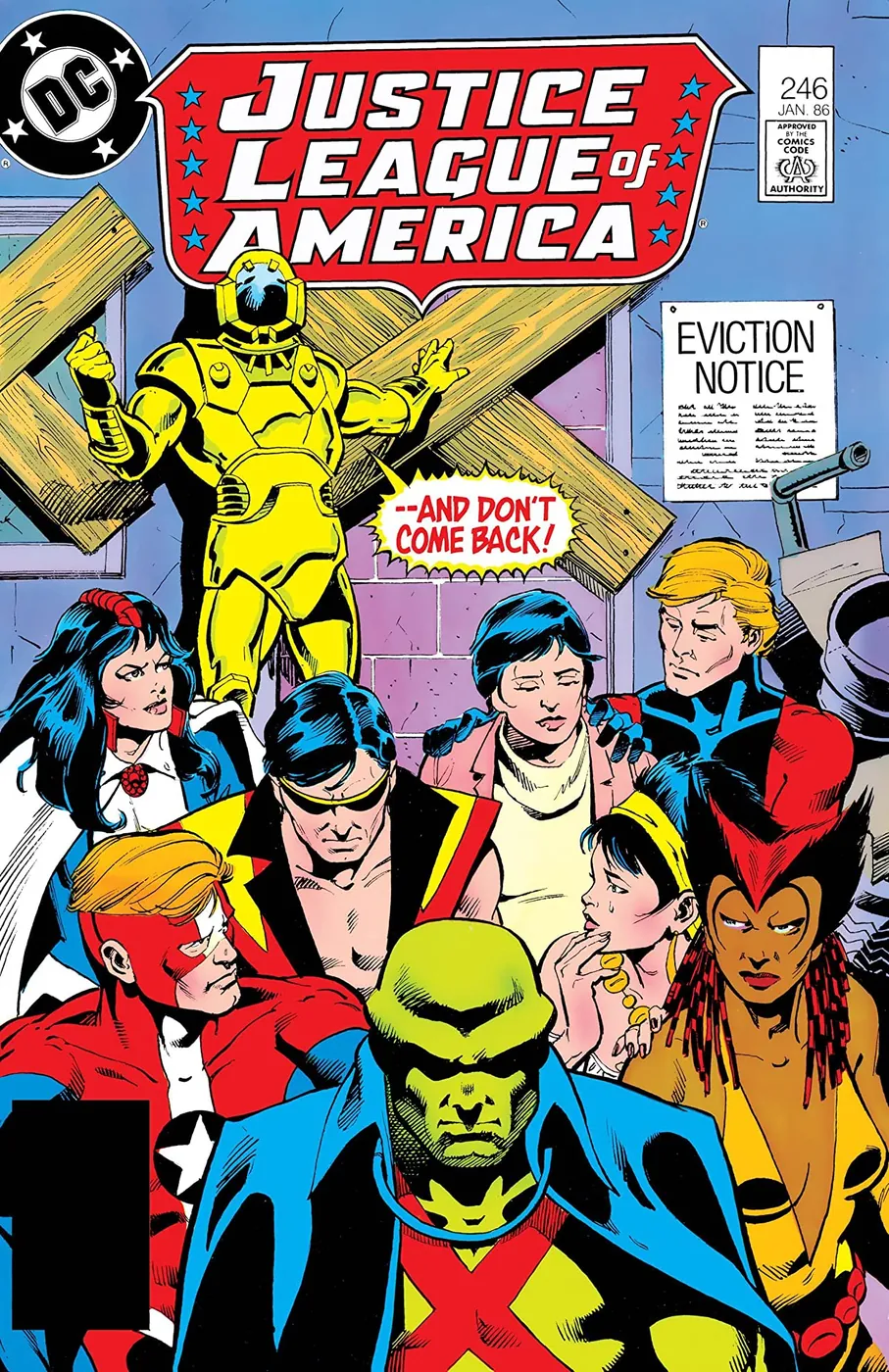 Cover of Justice League of America #246