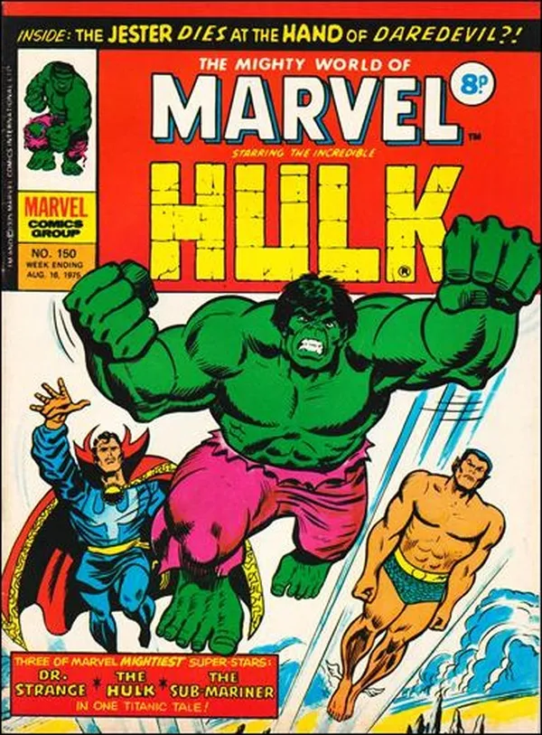 Cover of The Mighty World of Marvel #150