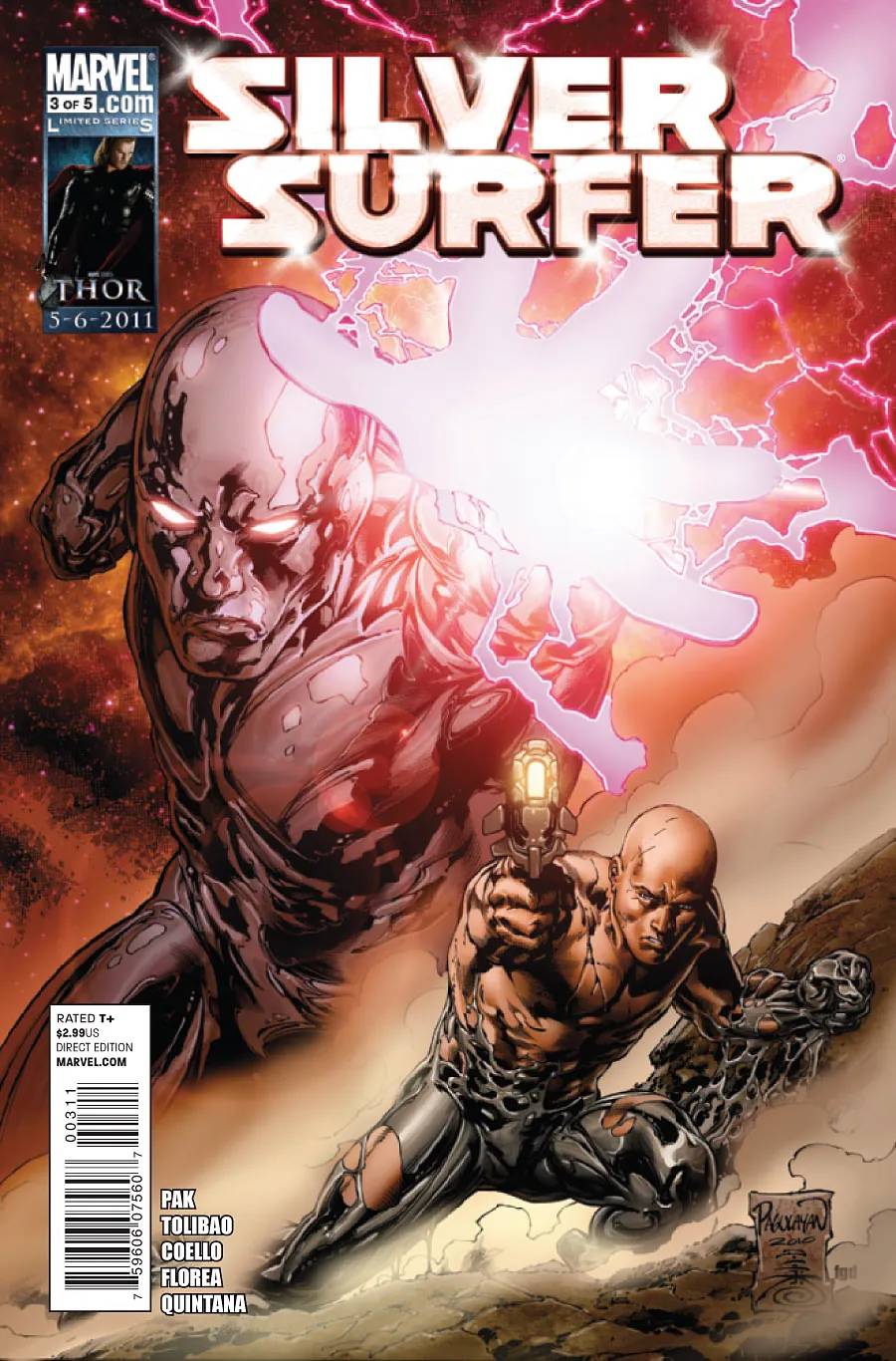 Cover of Silver Surfer #3
