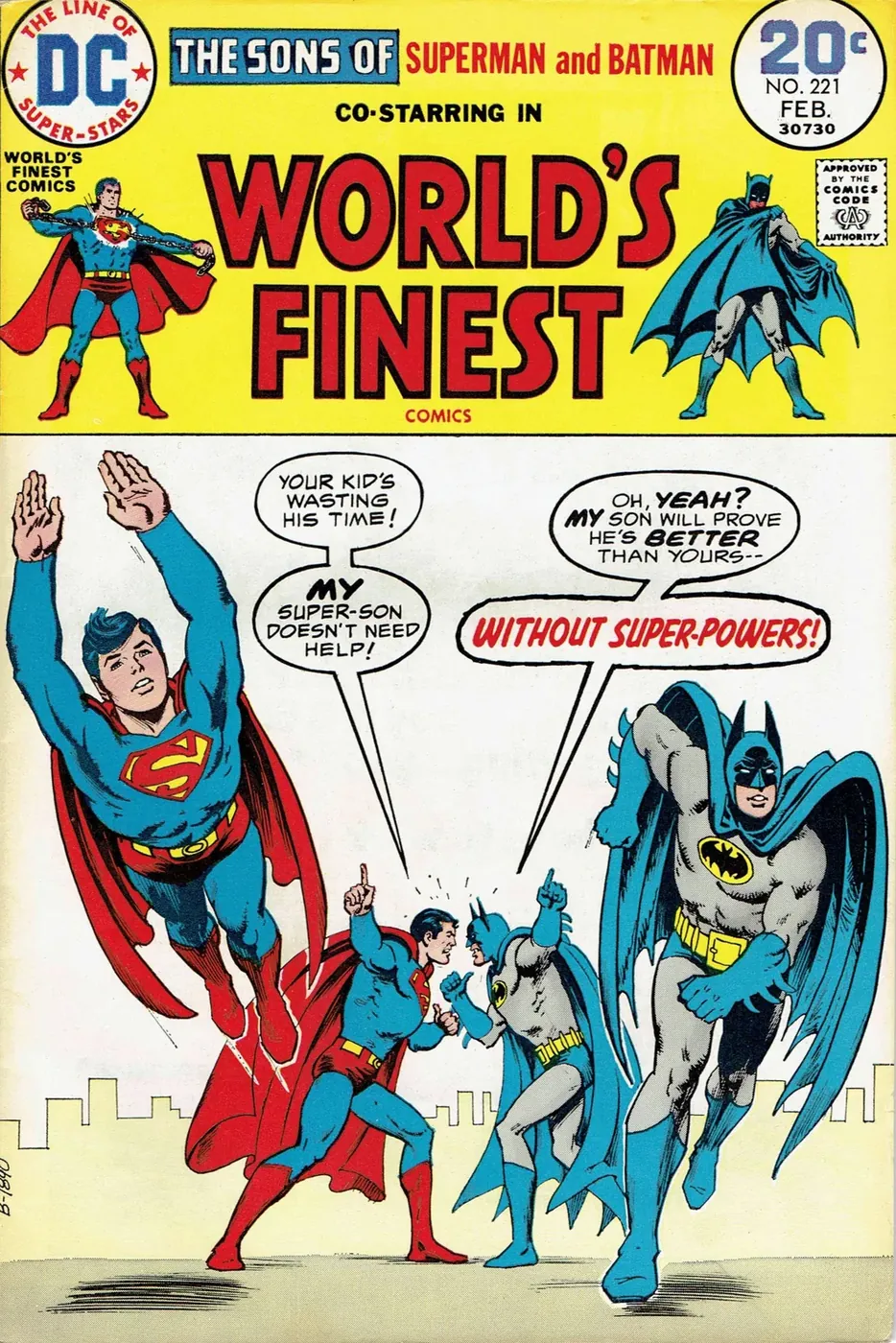 Cover of World's Finest Comics #221