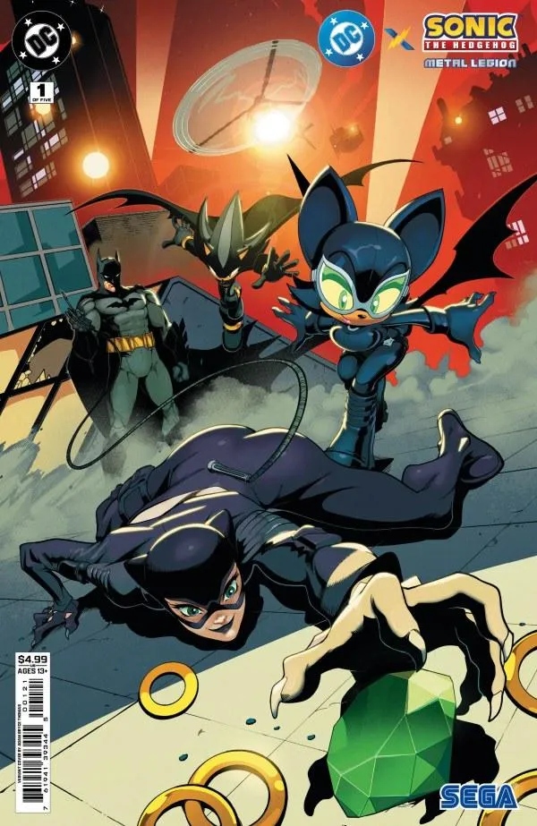 Cover of DC x Sonic the Hedgehog: Metal Legion #1