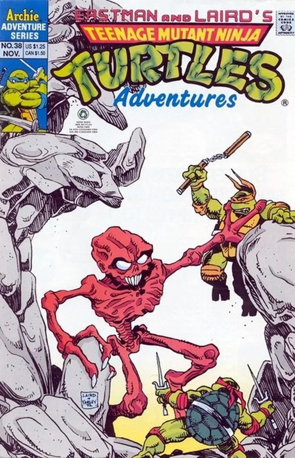 Cover of Teenage Mutant Ninja Turtles Adventures #38