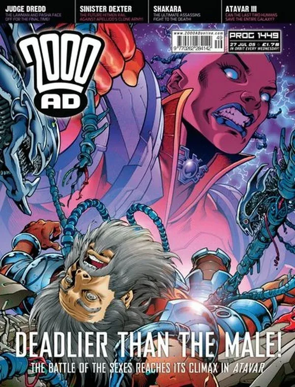 Cover of 2000 AD #1449