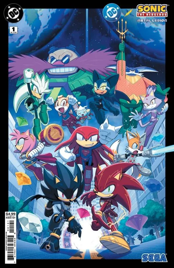 Cover of DC x Sonic the Hedgehog: Metal Legion #1