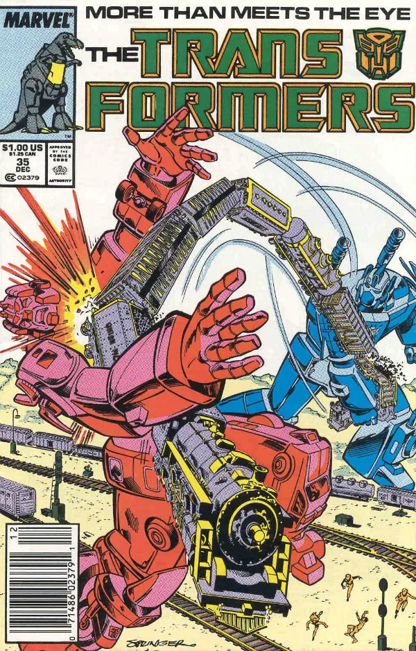 Cover of The Transformers #35