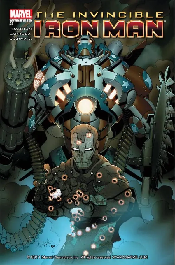 Cover of Invincible Iron Man #28