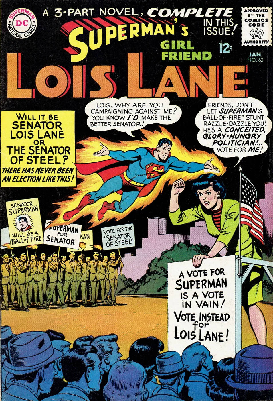 Cover of Superman's Girl Friend, Lois Lane #62