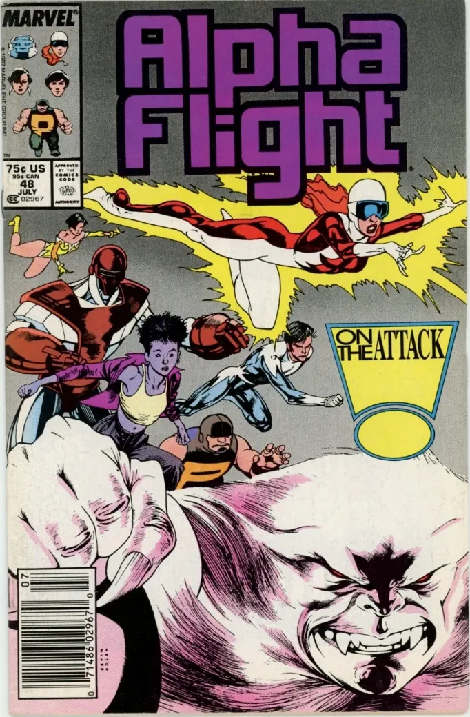 Cover of Alpha Flight #48