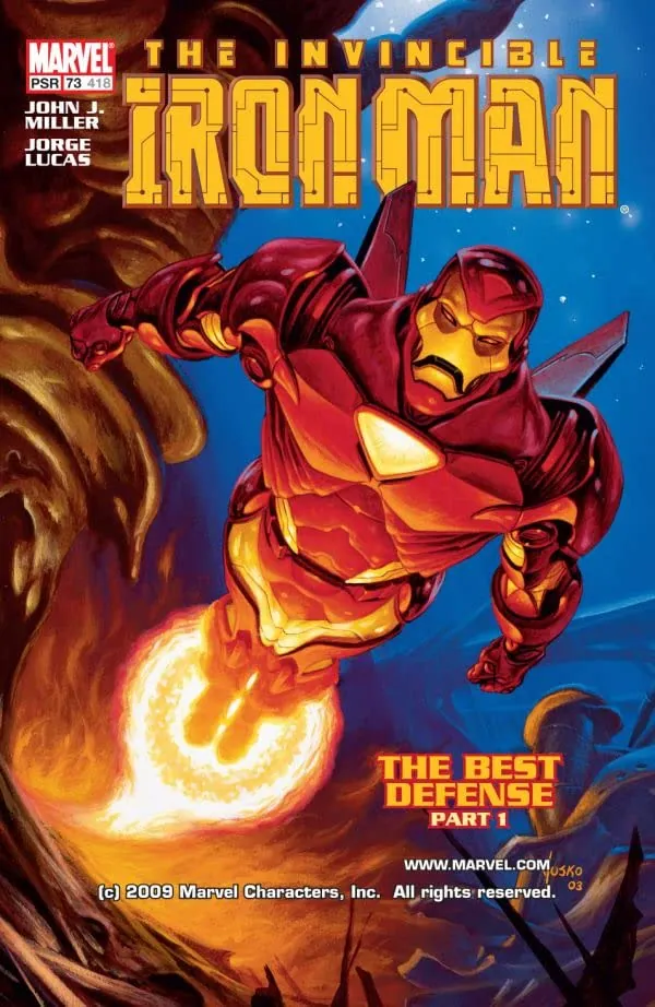 Cover of Iron Man #73 (418)