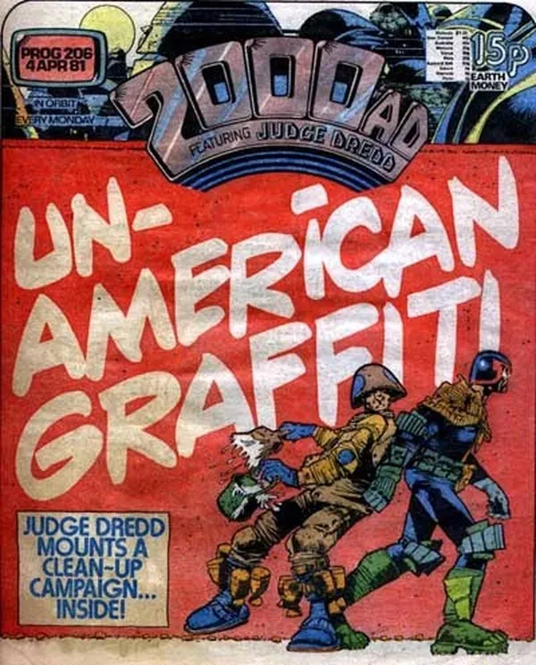 Cover of 2000 AD #206