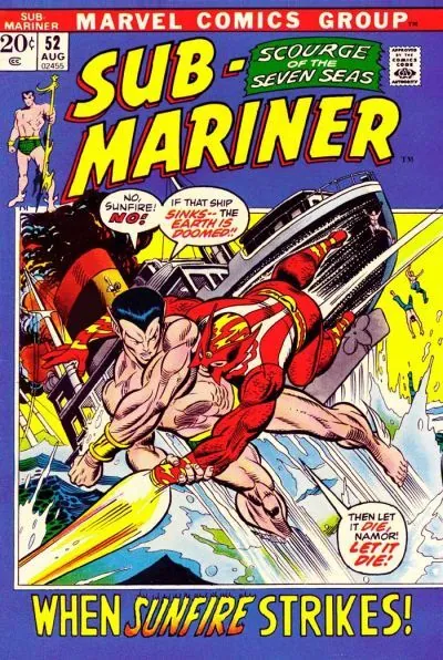 Cover of Sub-Mariner #52