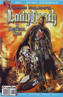 Cover of Brian Pulido's Lady Death: A Medieval Tale #7