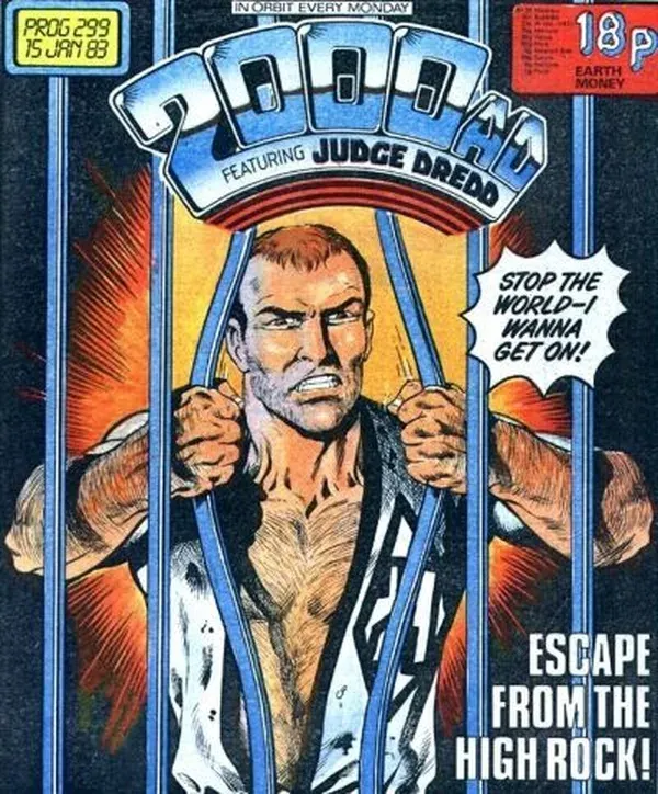 Cover of 2000 AD #299