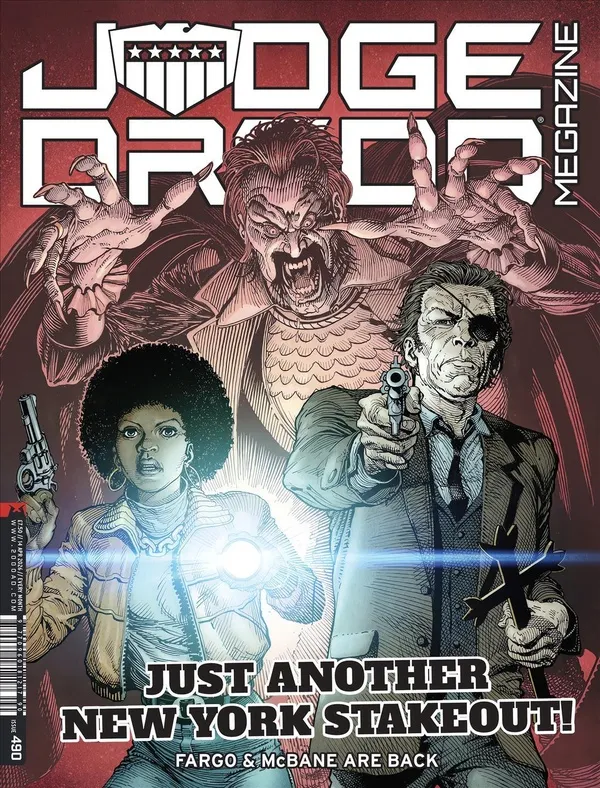 Cover of Judge Dredd Megazine #490