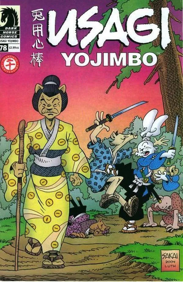Cover of Usagi Yojimbo #78