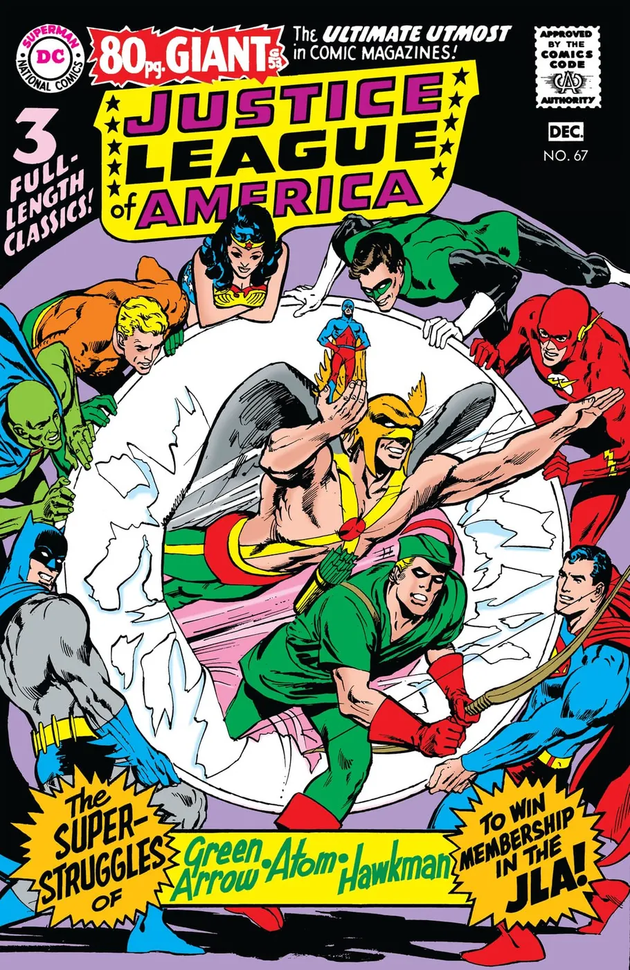 Cover of Justice League of America #67