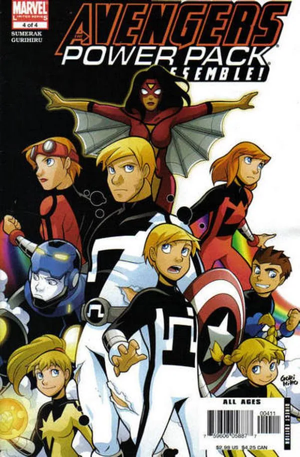 Cover of The Avengers and Power Pack Assemble! #4