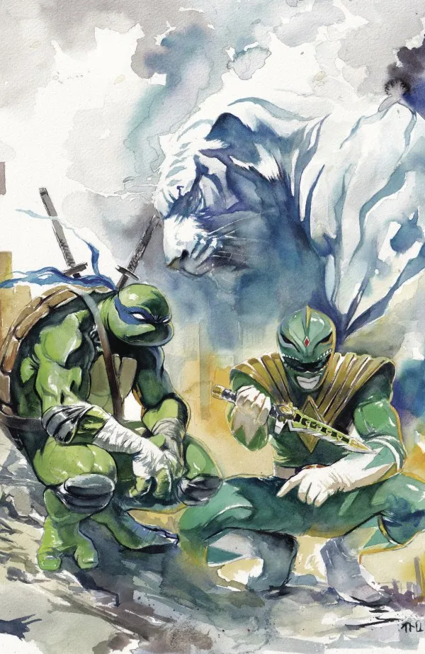 Cover of Mighty Morphin Power Rangers / Teenage Mutant Ninja Turtles III #4