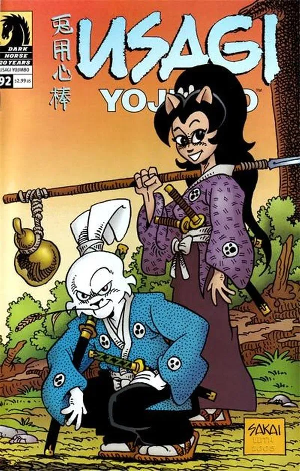 Cover of Usagi Yojimbo #92