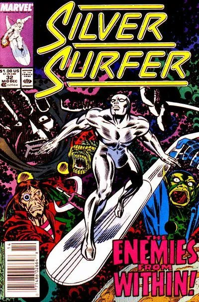 Cover of Silver Surfer #32