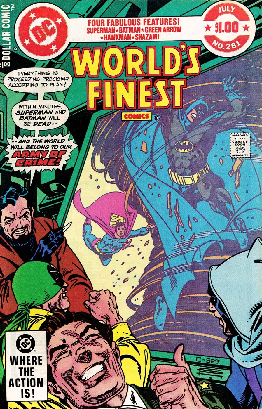 Cover of World's Finest Comics #281