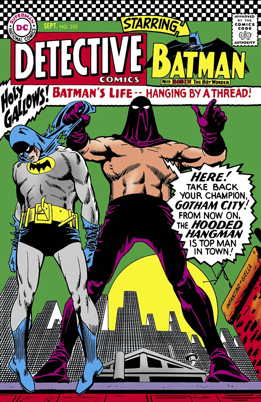 Cover of Detective Comics #355