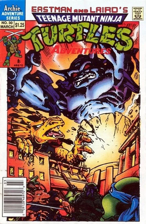 Cover of Teenage Mutant Ninja Turtles Adventures #30