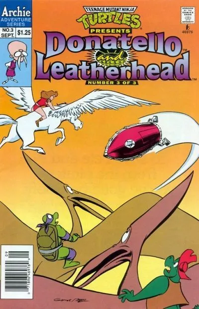 Cover of Teenage Mutant Ninja Turtles Presents: Donatello and Leatherhead #3
