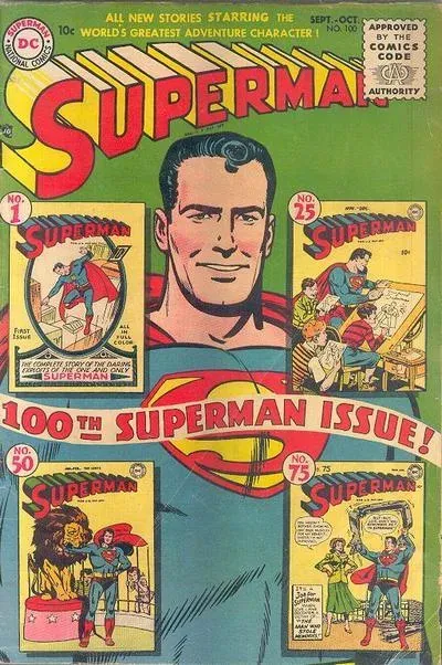 Cover of Superman #100