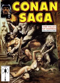 Cover of Conan Saga #59