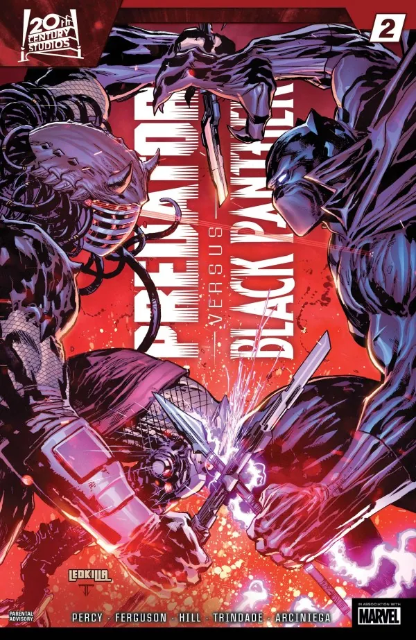Cover of Predator vs. Black Panther #2