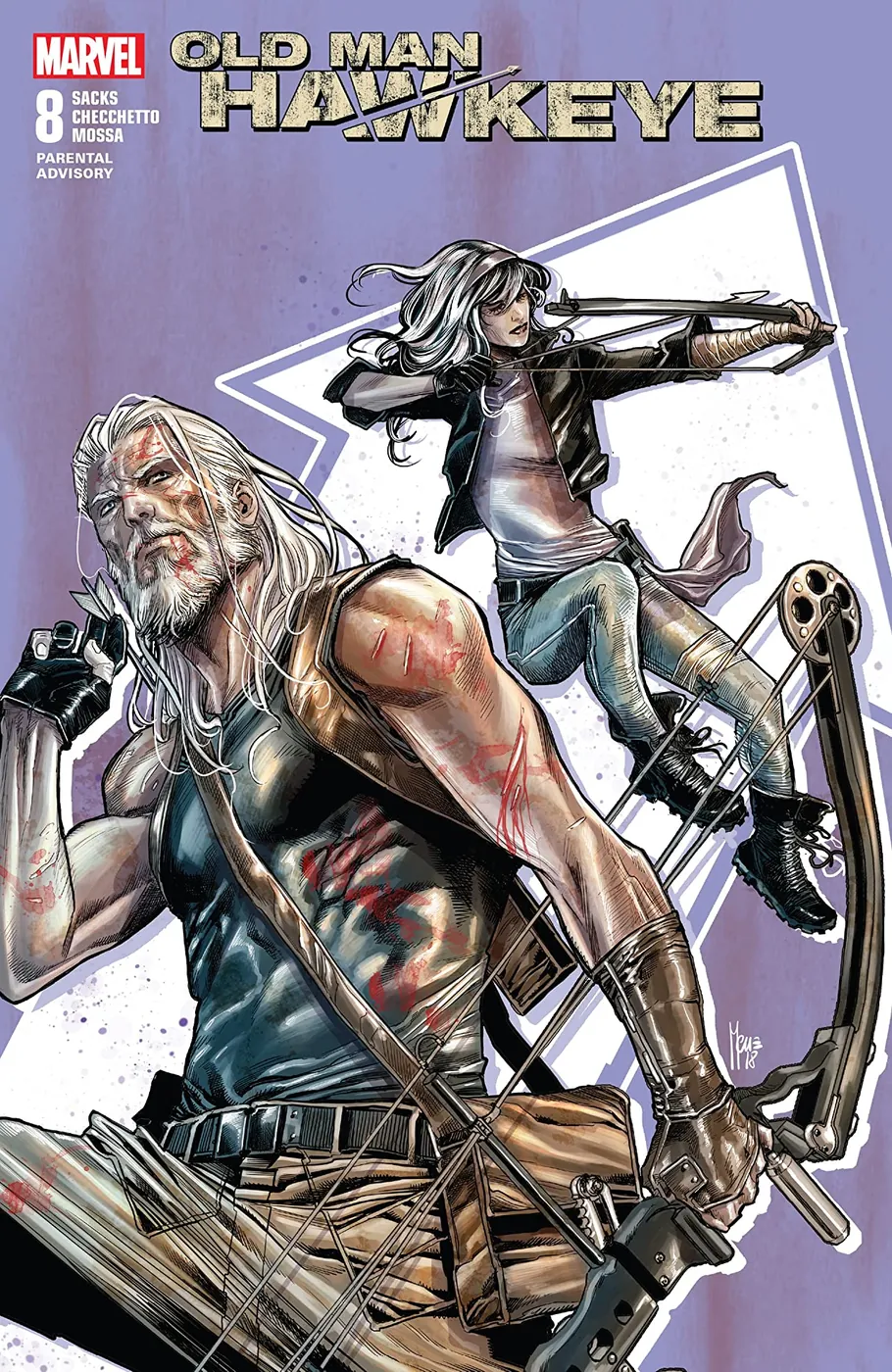 Cover of Old Man Hawkeye #8