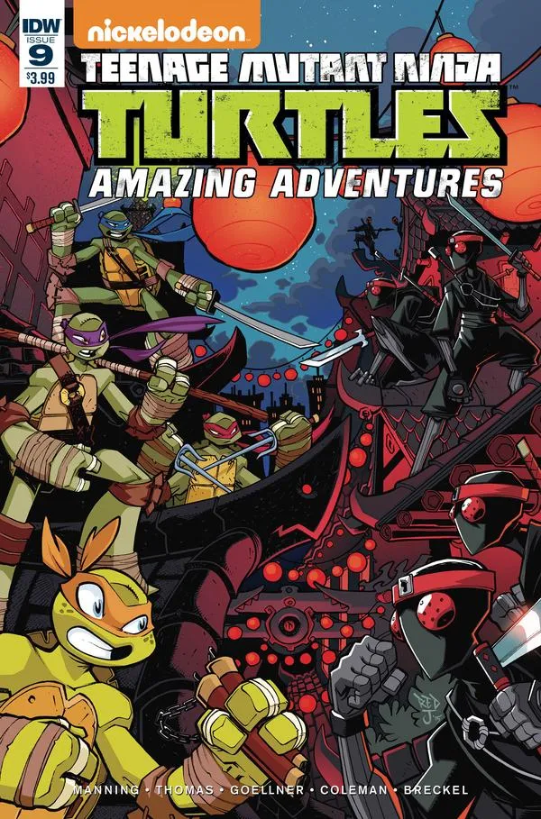Cover of Teenage Mutant Ninja Turtles: Amazing Adventures #9