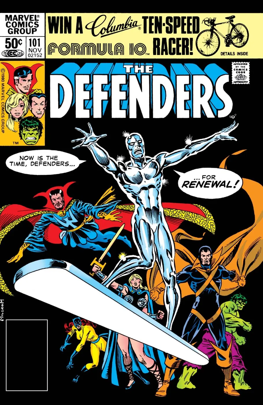Cover of The Defenders #101