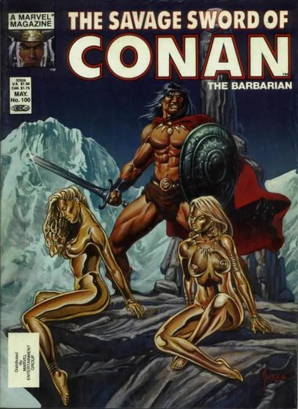 Cover of The Savage Sword of Conan #100