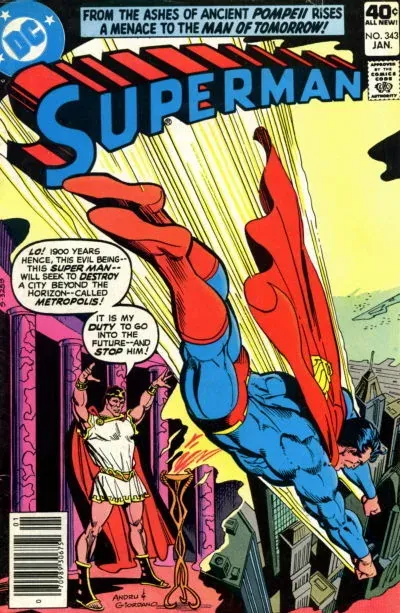 Cover of Superman #343