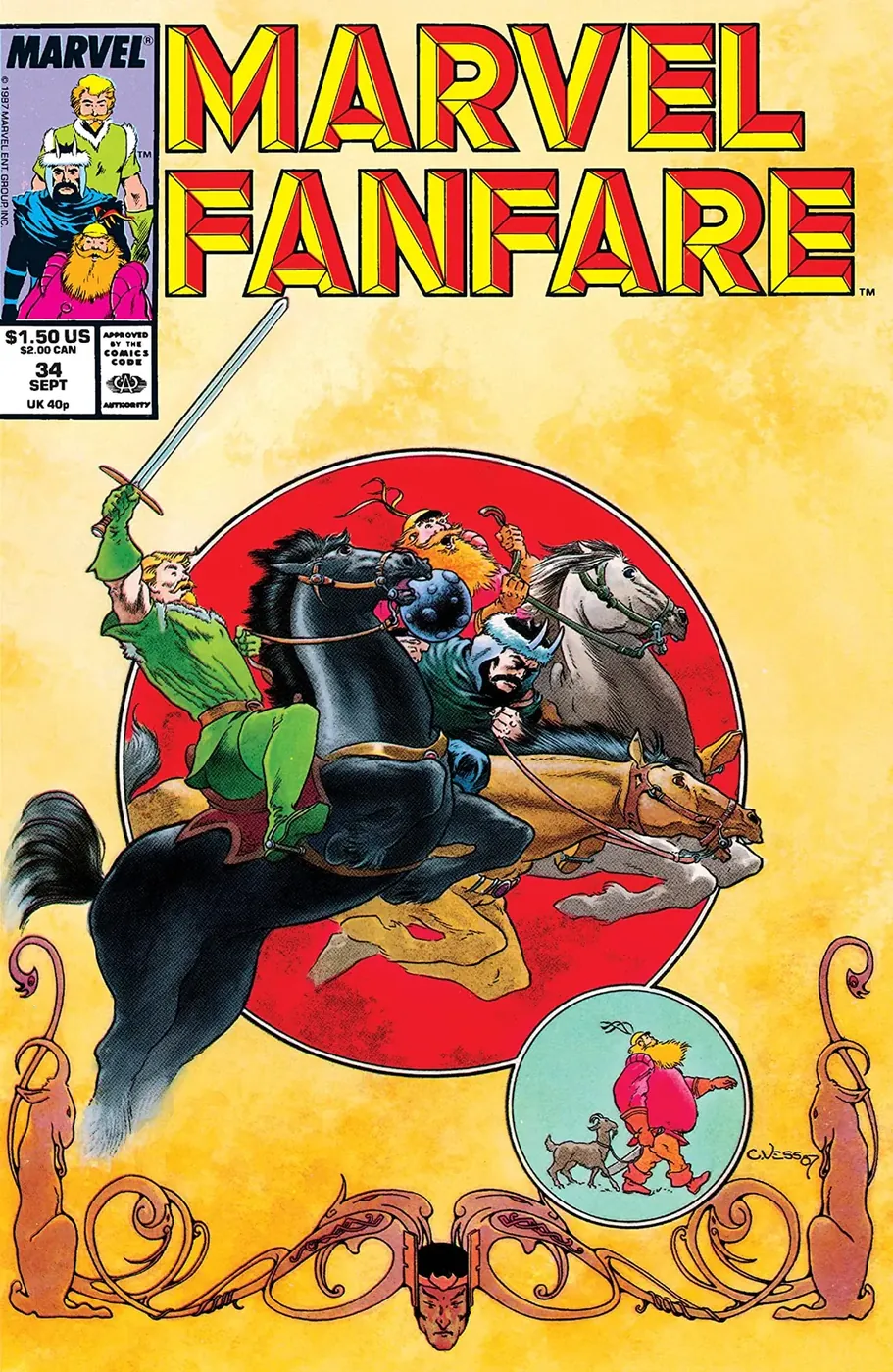 Cover of Marvel Fanfare #34