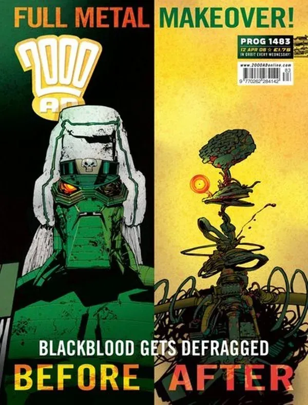 Cover of 2000 AD #1483