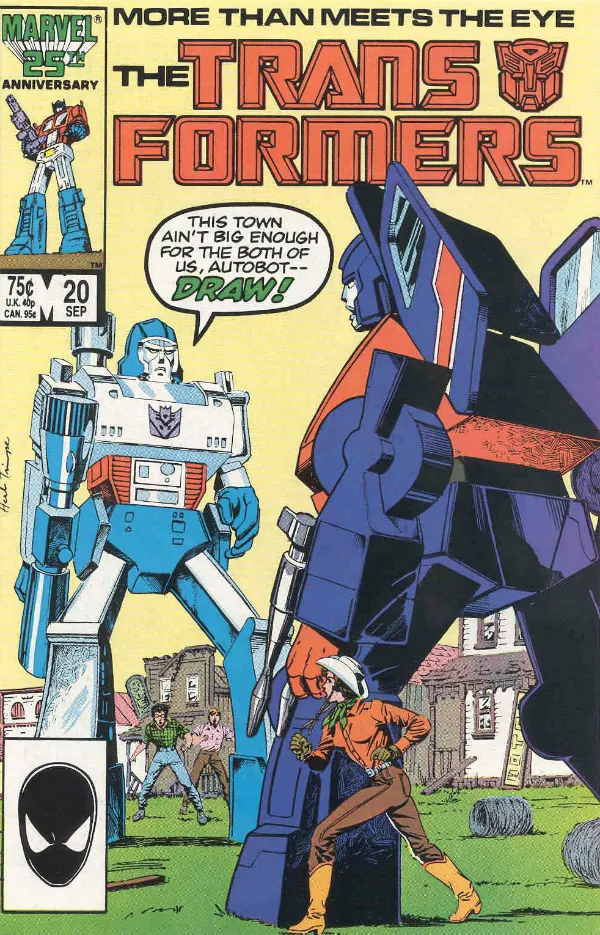 Cover of The Transformers #20