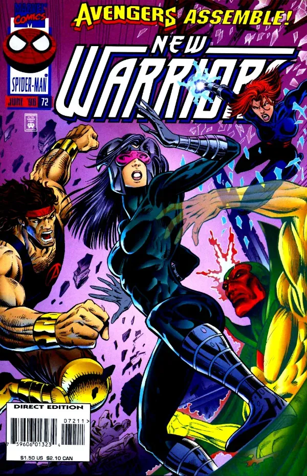 Cover of The New Warriors #72