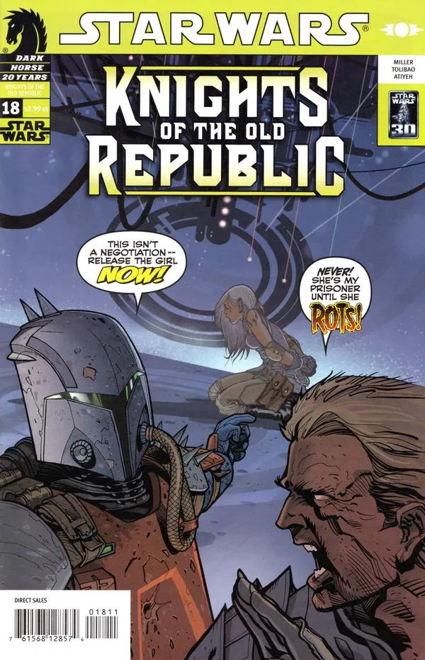 Cover of Star Wars Knights of the Old Republic #18